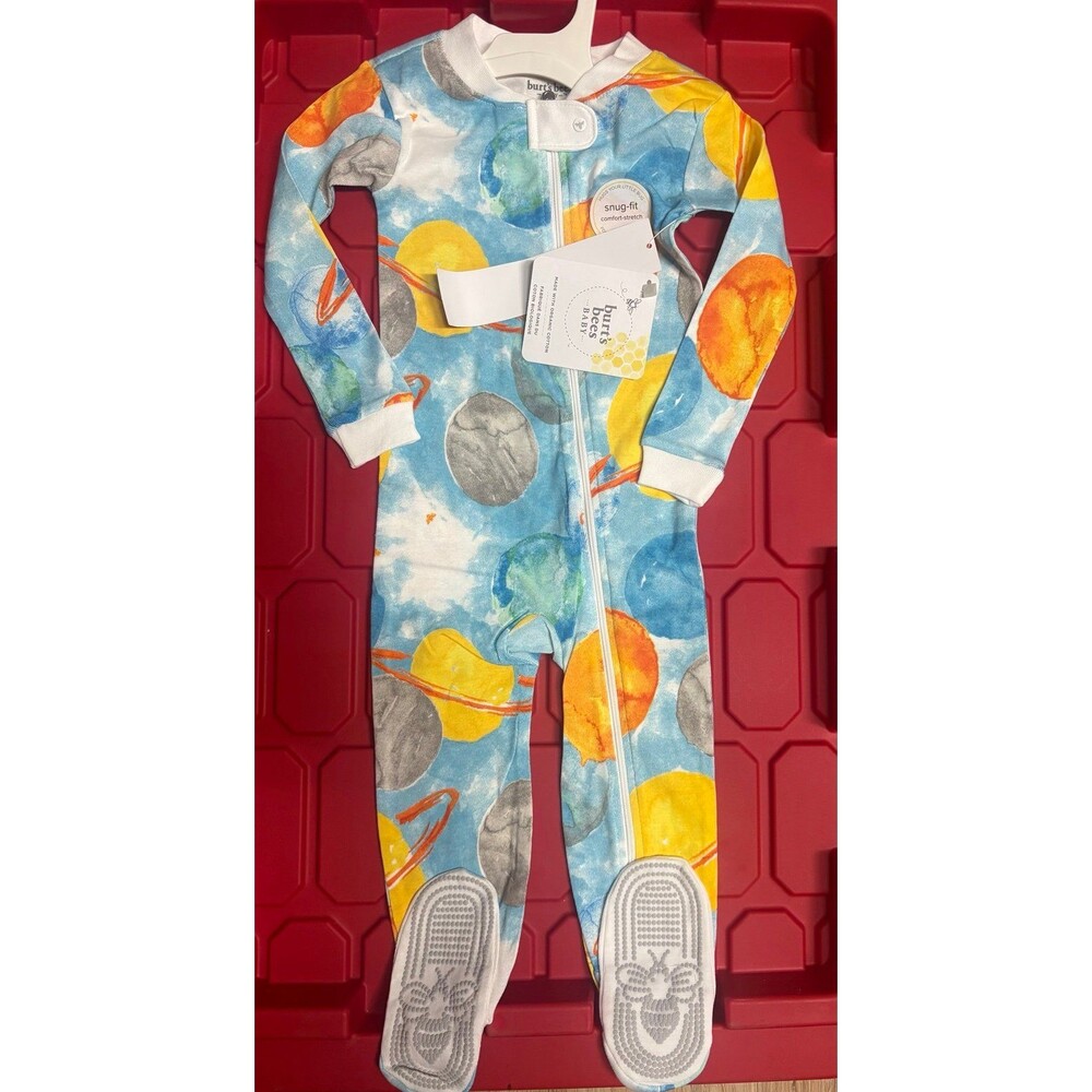 New with tags! Burt Bees outer space sleeper 12 months